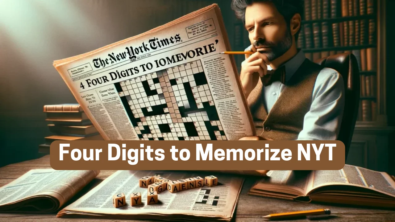 Four Digits to Memorize NYT: Mastering the Crossword Challenge